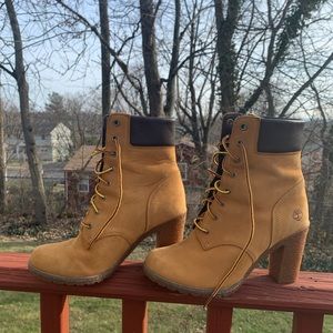 Timberland heeled boots